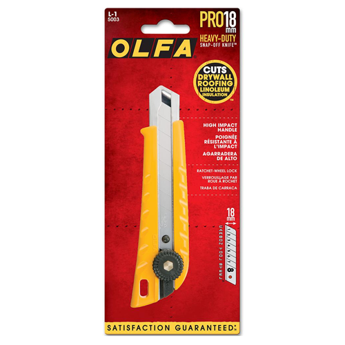 Olfa 1096854 ARSK-10, Yellow, Pack of 1, 17,8mm 